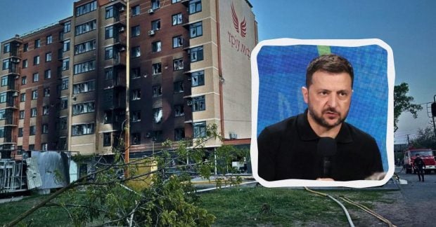 Фото до матеріалу: Росія завдала комбінованого удару по Києву: 1560 дронів і 56 ракет