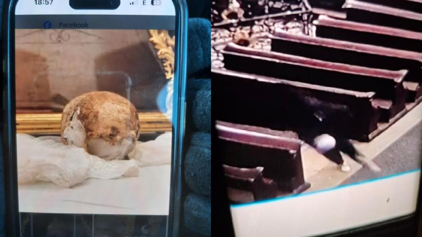Фото до матеріалу: У Чехії викрали 800-річний череп святої: поліція шукає зловмисника