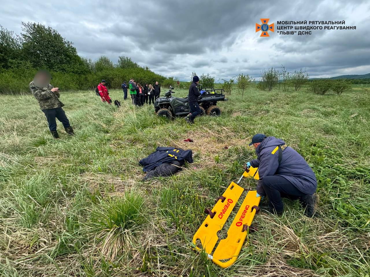 Фото до матеріалу: Службовий пес Чіко знайшов зниклу на Львівщині жінку після дев'яти днів пошуків