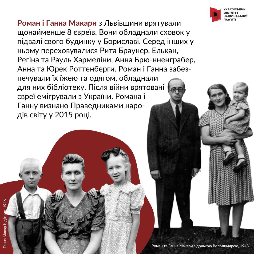Фото до матеріалу: День пам'яті українців, які рятували євреїв: людяність у часи нацизму