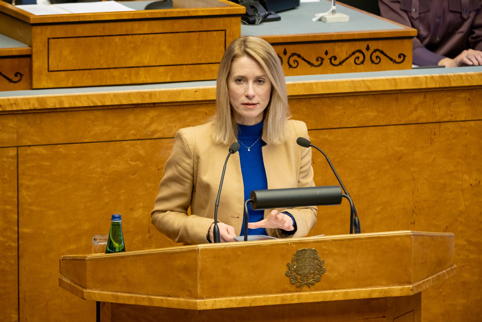 Фото до матеріалу: Кая Каллас пояснила відсутність техніки на параду в Москві як ознаку втрат РФ