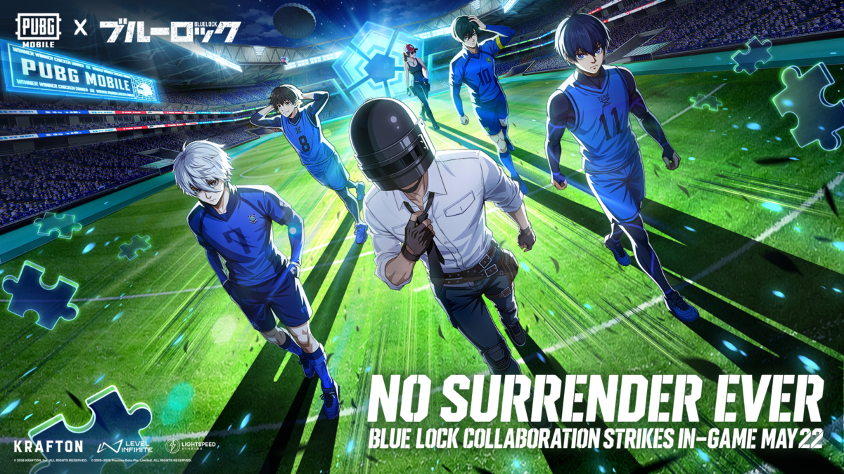 Фото до матеріалу: PUBG MOBILE готує кросовер з аніме Blue Lock: дати старту та ексклюзивний контент