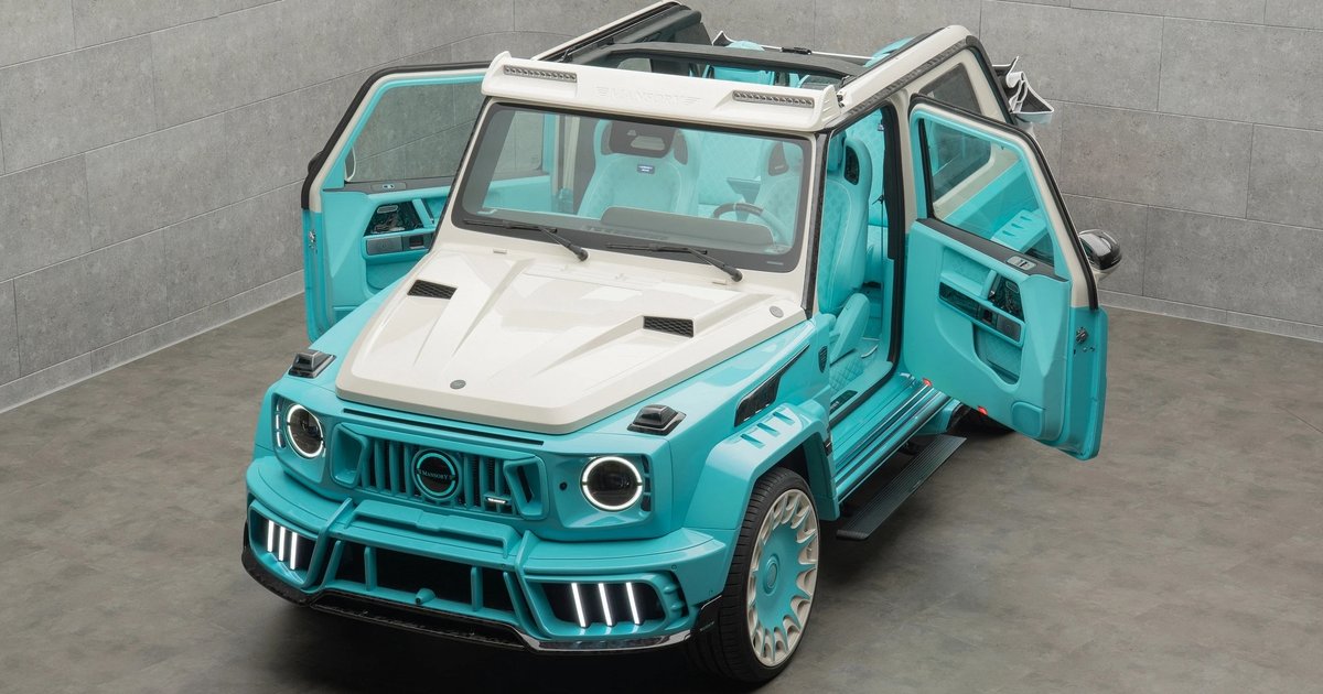 Фото до матеріалу: Монако презентував ексклюзивний кабріолет Mercedes G-Class з дверима як у Rolls-Royce