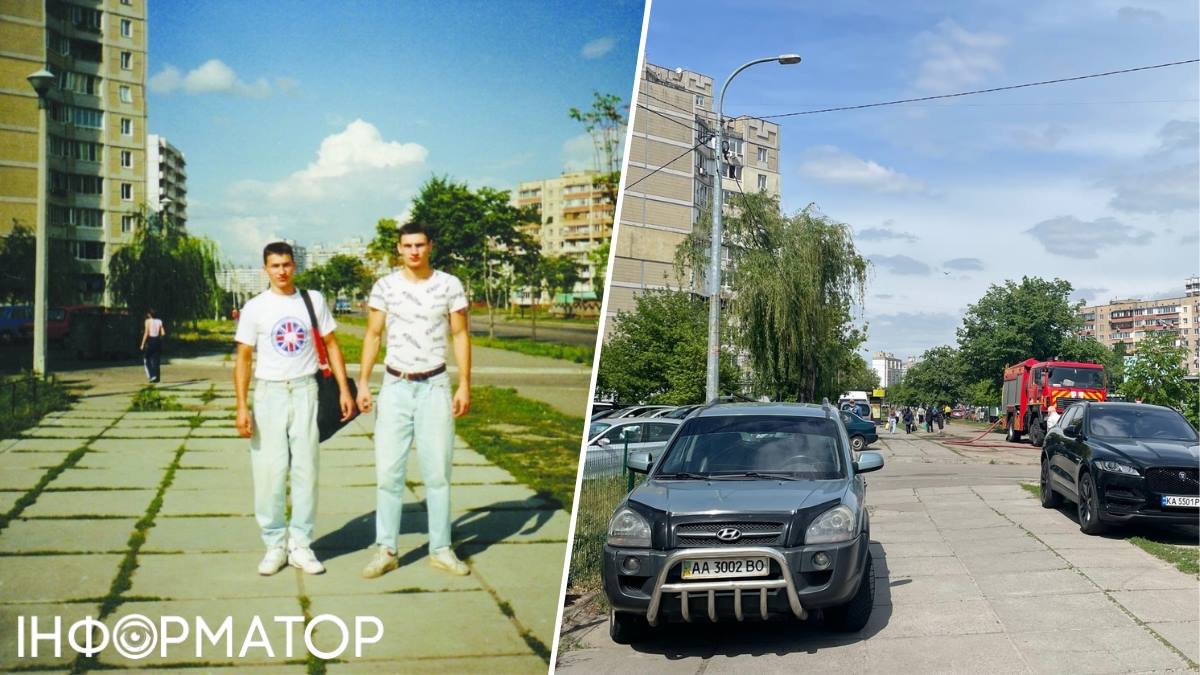 Фото до матеріалу: Поруч з будинком, де шукають людей під завалами, у юності мешкав мер Кличко та його брат
