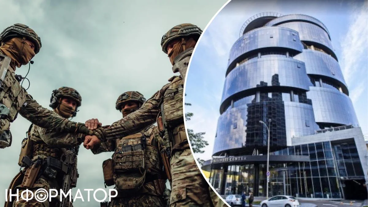 Фото до матеріалу: БЦ IQ попросив військових зняти форму на оборонному форумі: скандал у Києві