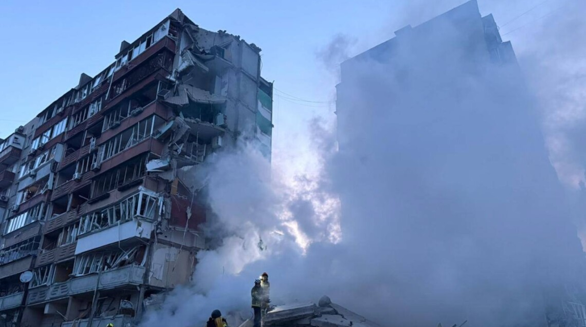 Фото до матеріалу: Нічна атака на Київ: загинула людина, 33 постраждали, тривають ПРР