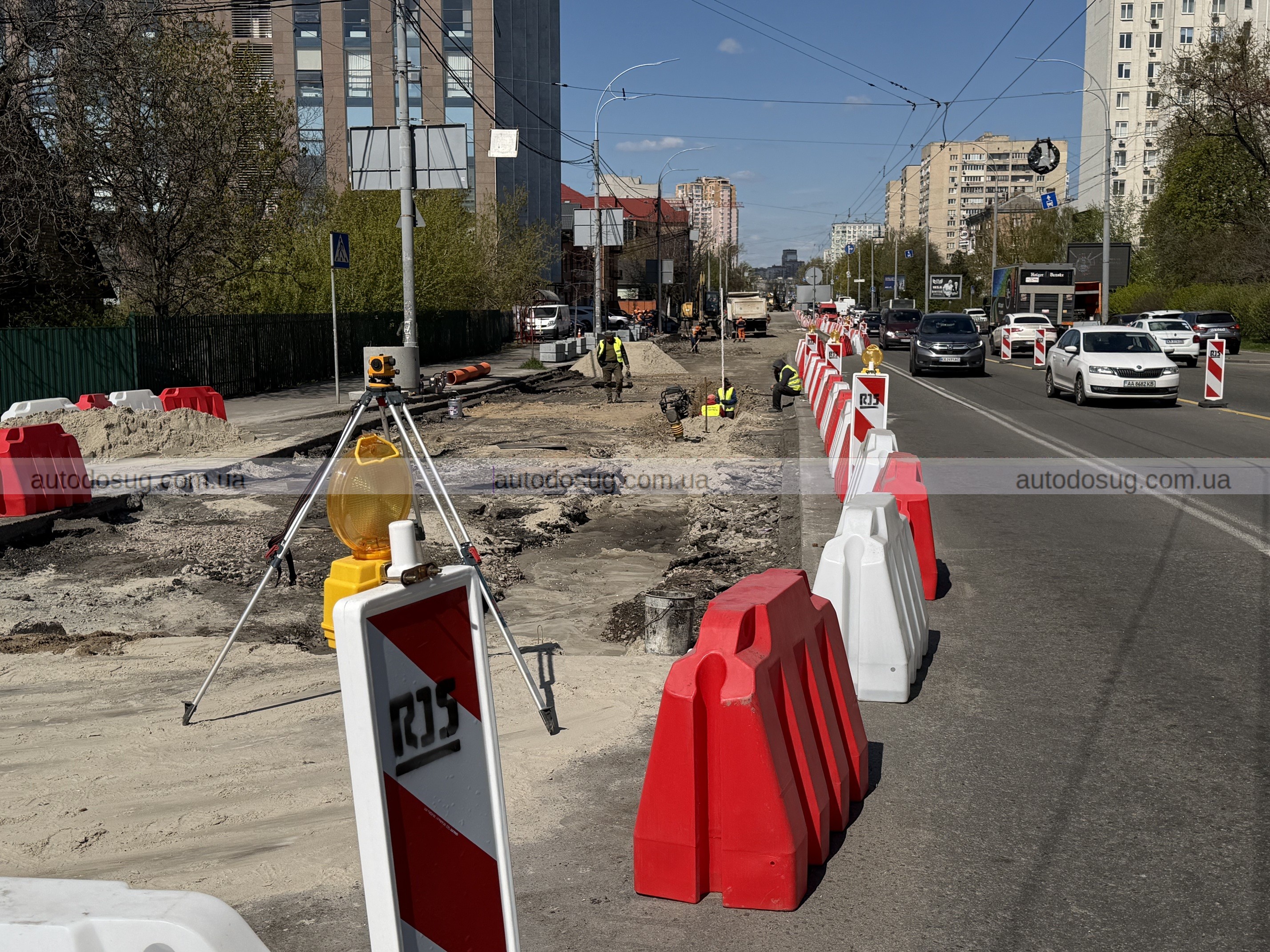 Фото до матеріалу: Капітальний ремонт проспекту Лобановського: як зміниться рух у Києві до кінця травня