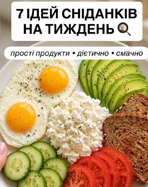 Фото до матеріалу: Сім сніданків на тиждень: збалансоване меню для схуднення та енергії