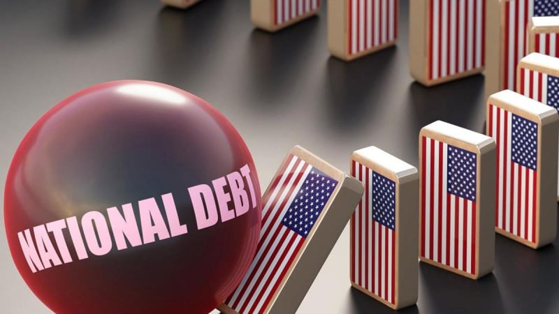 Фото до матеріалу: Борг США досягає рекордів: до 2056 року він може сягнути 182 трильйонів доларів