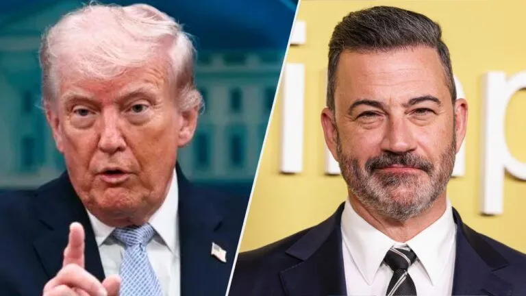 Фото до матеріалу: Трамп вимагає звільнення Джиммі Кіммела через жарт про Меланію: реакція коміка та наслідки для шоу