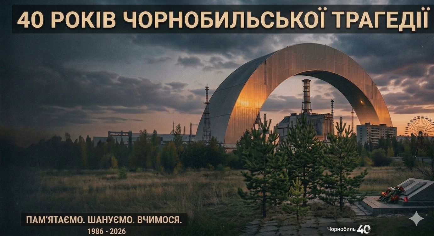 Фото до матеріалу: У Шполі 24 квітня відбудуться заходи на 40-річчя Чорнобильської катастрофи