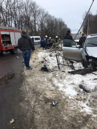 Фото до матеріалу: Смертельна ДТП біля Калуша: загинув водій «Нісан» після зіткнення двох авто