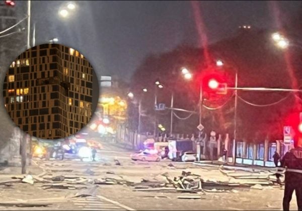 Фото до матеріалу: Атака дронів на Москву за п'ять днів до параду: що відомо про влучання в елітний ЖК
