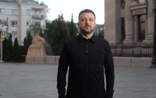 Фото до матеріалу: Зеленський про російський парад: війна має закінчитися