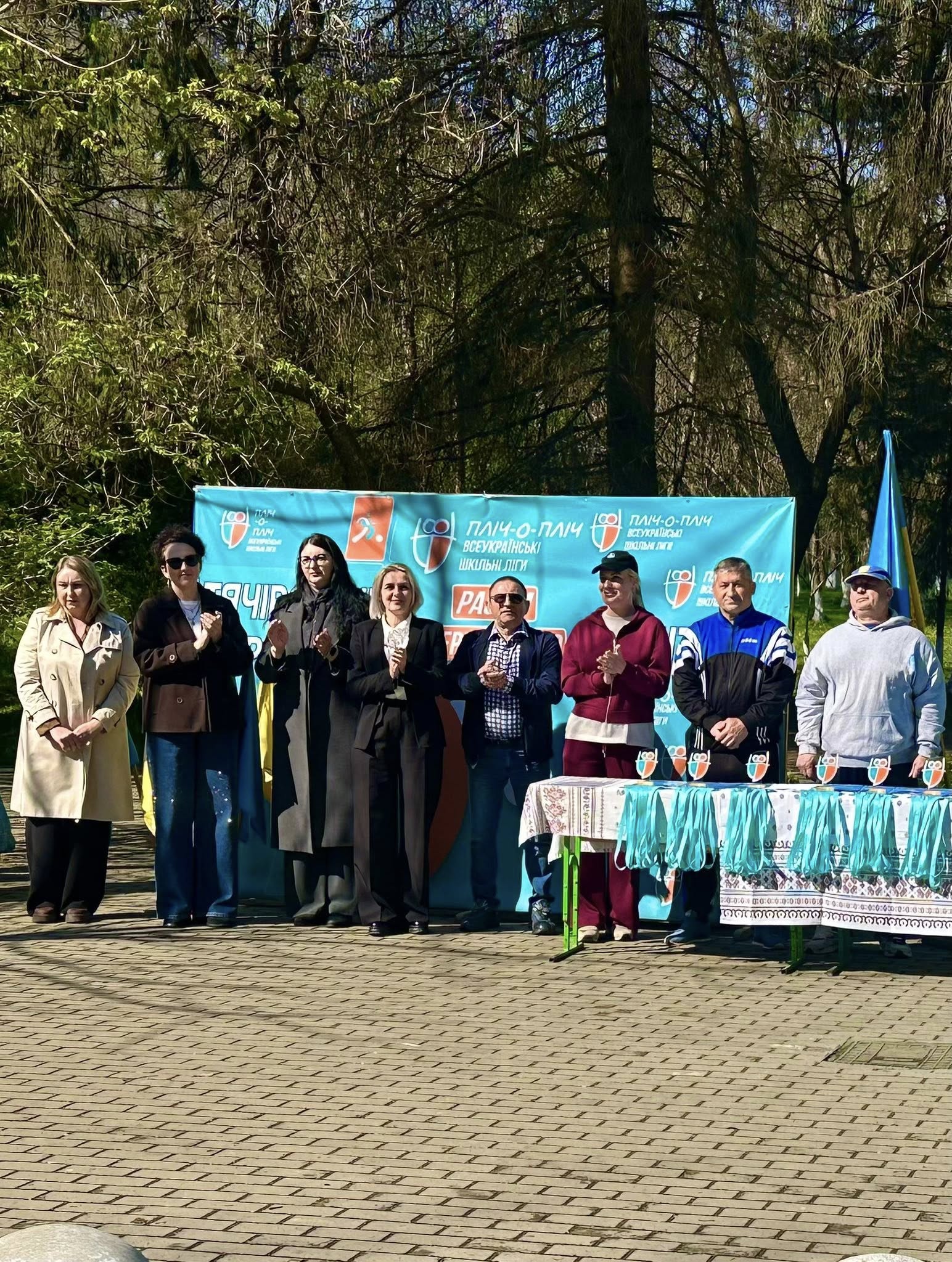 Фото до матеріалу: У Буштині пройшли районні змагання «Пліч-о-пліч»