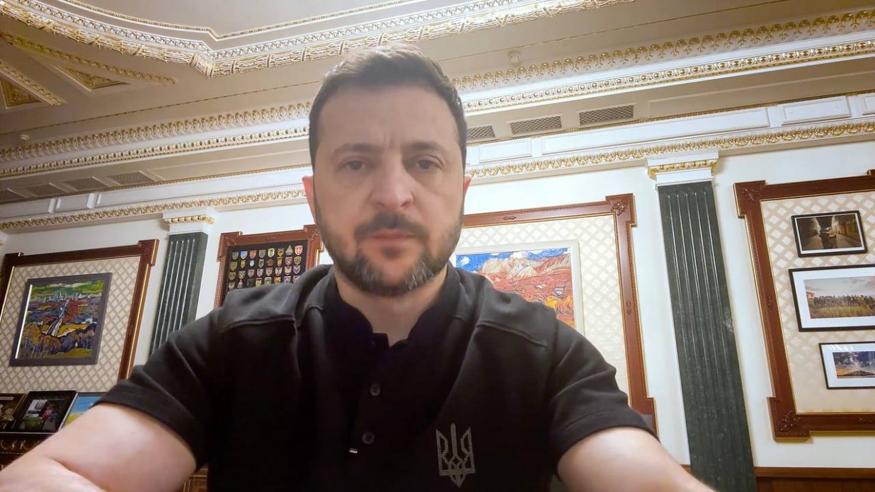 Фото до матеріалу: Звернення Зеленського: очікування важливих результатів від травневих перемовин та ситуація на фронті