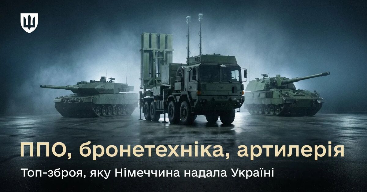 Фото до матеріалу: Не лише IRIS-T: в Міноборони показали, яку німецьку зброю отримала Україна від початку повномасштабного вторгнення