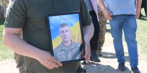 Фото до матеріалу: Прощання з воїном Володимиром Забродоцьким: на Волині провели в останню дорогу захисника, доля якого була невідомою три з половиною роки
