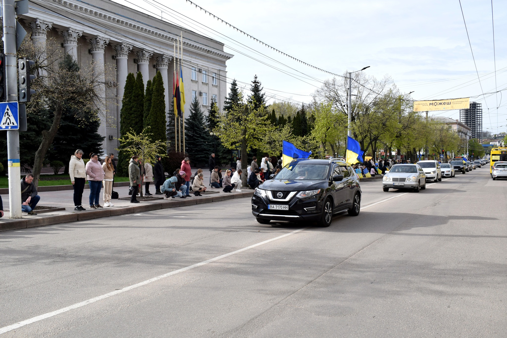 Фото до матеріалу: Кропивничани провели в останню дорогу трьох Героїв України