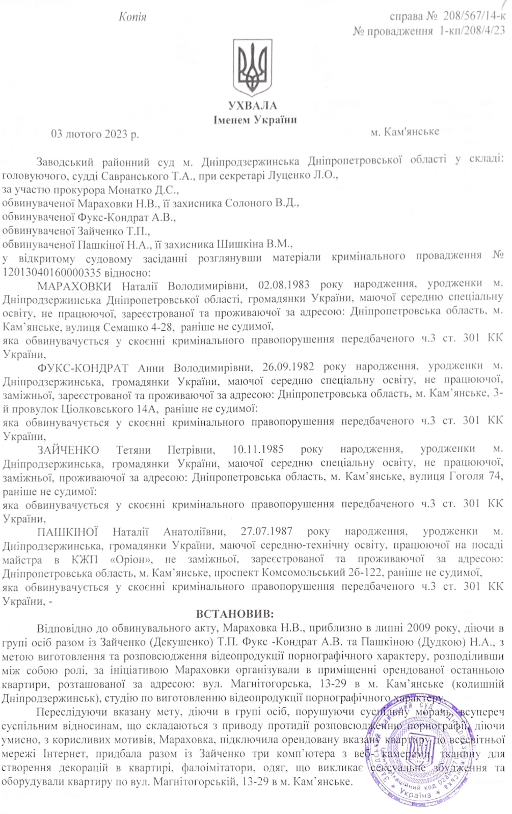 Фото до матеріалу: Скандал у Кам'янському: організаторки мітингів «Гроші на ЗСУ» виявилися учасницями порнобізнесу