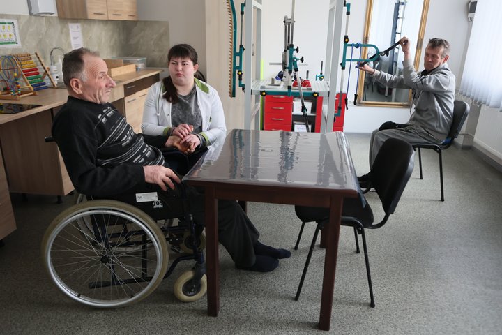 Фото до матеріалу: Богородчани: реабілітація військових у лікарні