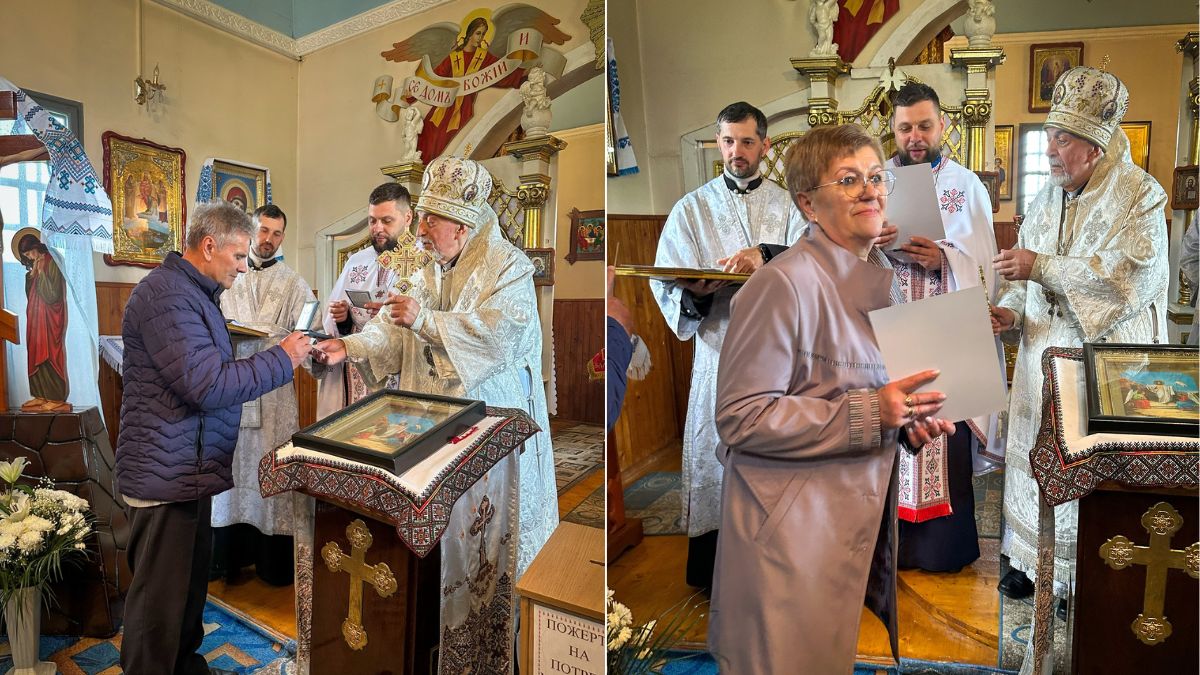 Фото до матеріалу: Чотири громади Калуського району вшанували пам'ять загиблих захисників у монастирі