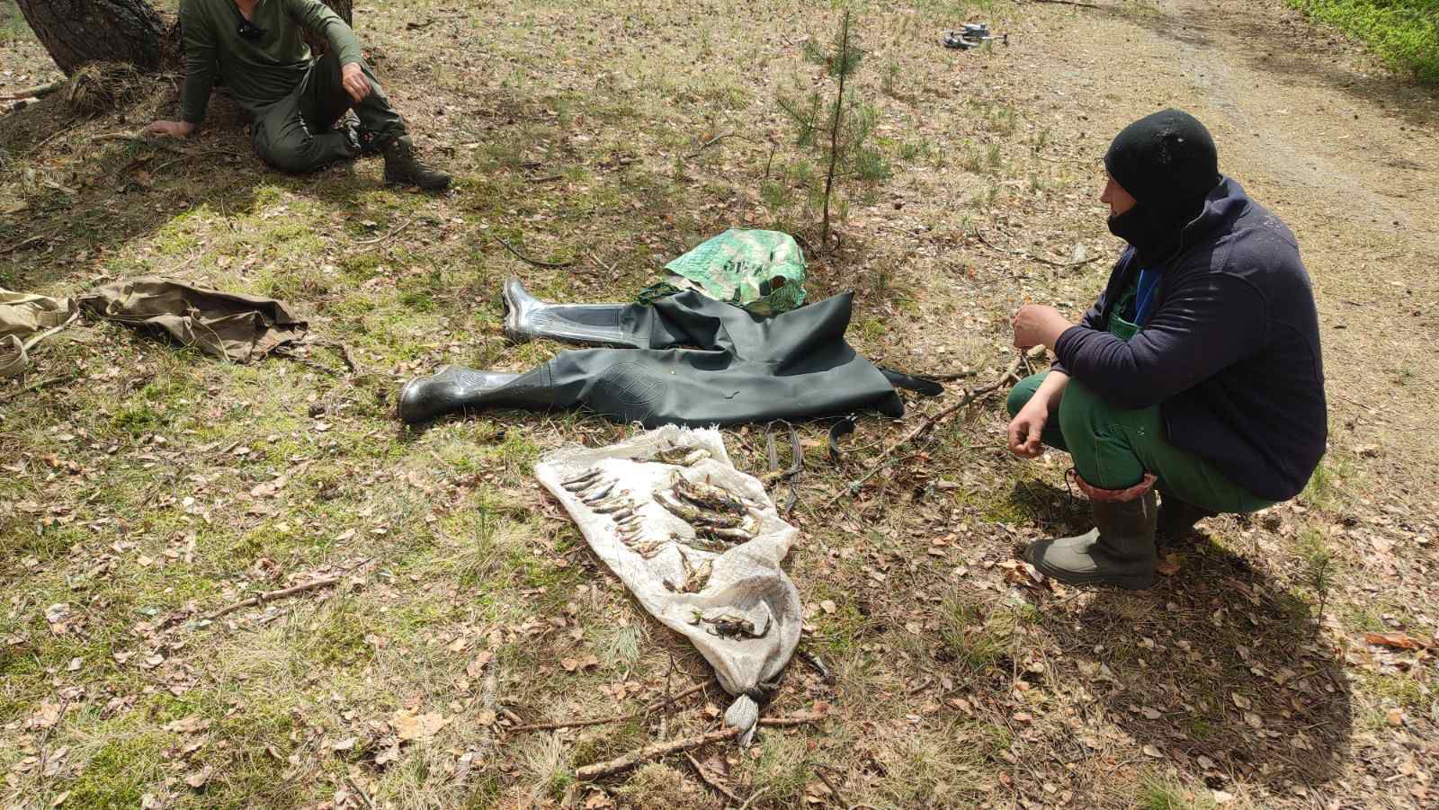 Фото до матеріалу: На Любешівщині провели рейд проти порушників природоохоронного законодавства