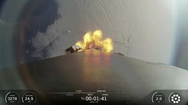 Фото до матеріалу: SpaceX запустила партію секретних супутників США: на орбіті вже «чортова дюжина»
