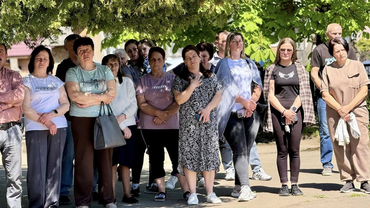 Фото до матеріалу: У Тужилові відкрили інтерактивну меморіальну дошку загиблого воїну Богдану Коніку