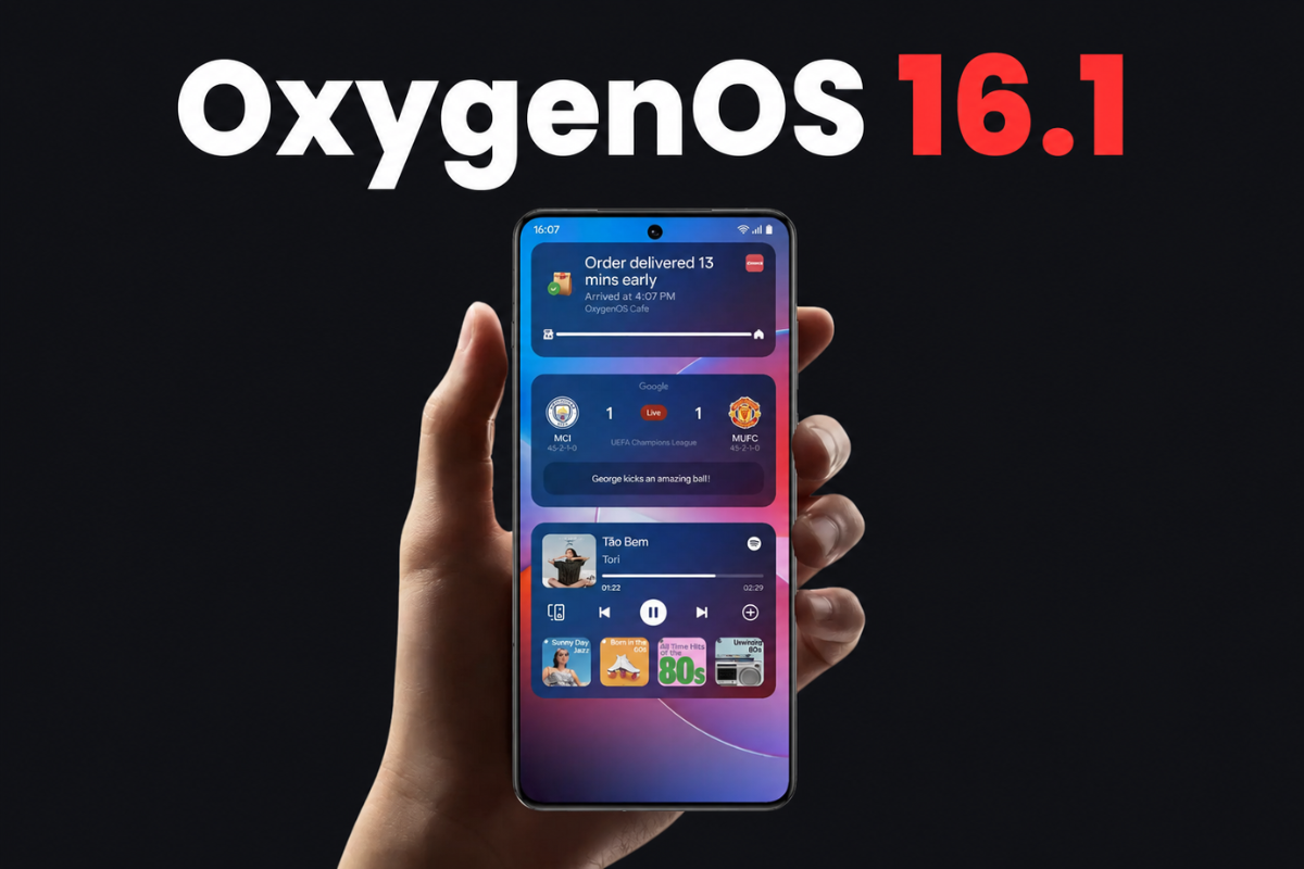 Фото до матеріалу: Оновлення OxygenOS 16.1: OnePlus випустив нову прошивку з Live Space та покращеним ШІ