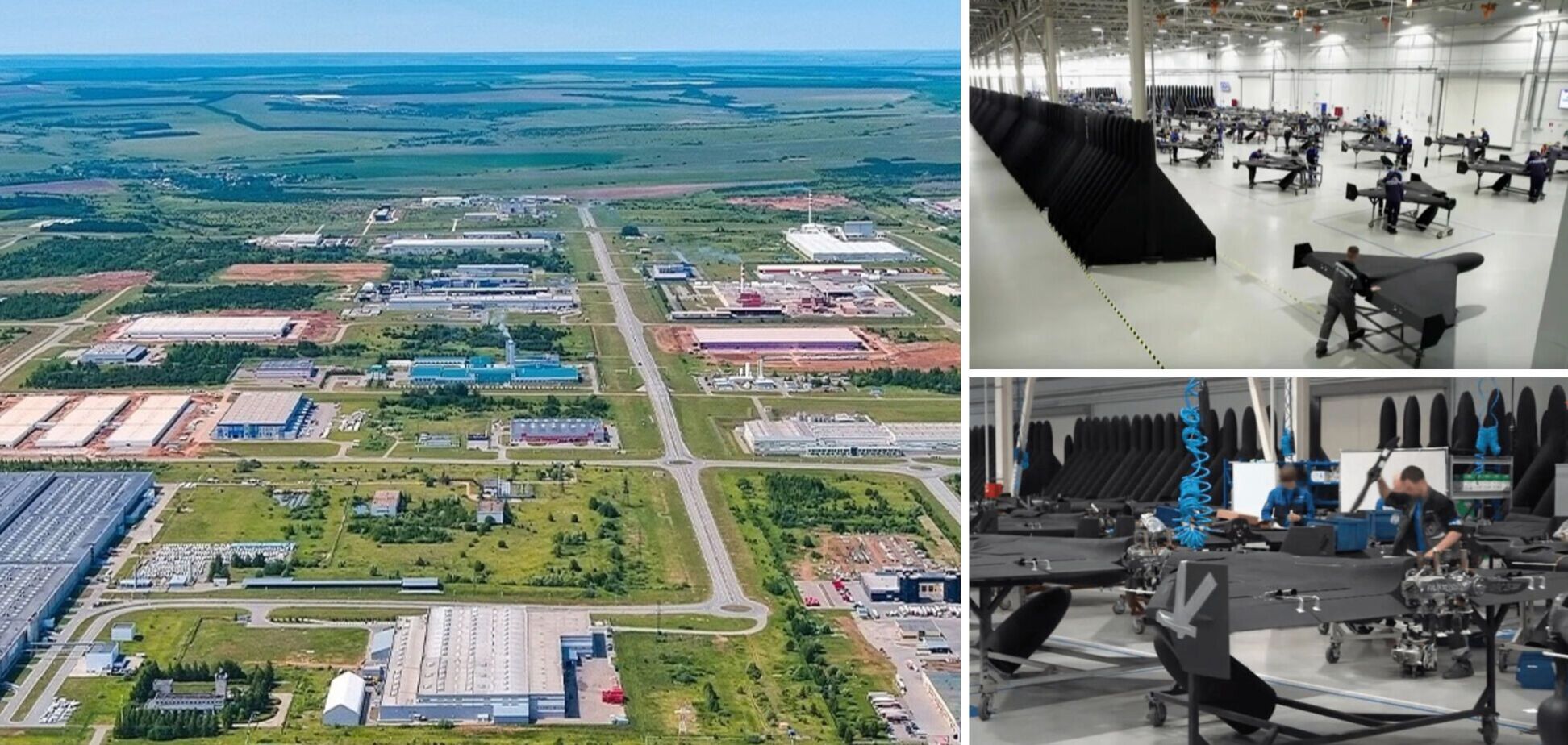 Фото до матеріалу: Росія розширила «Алабугу» на 340 га: будують ангари для дронів «Шахед»