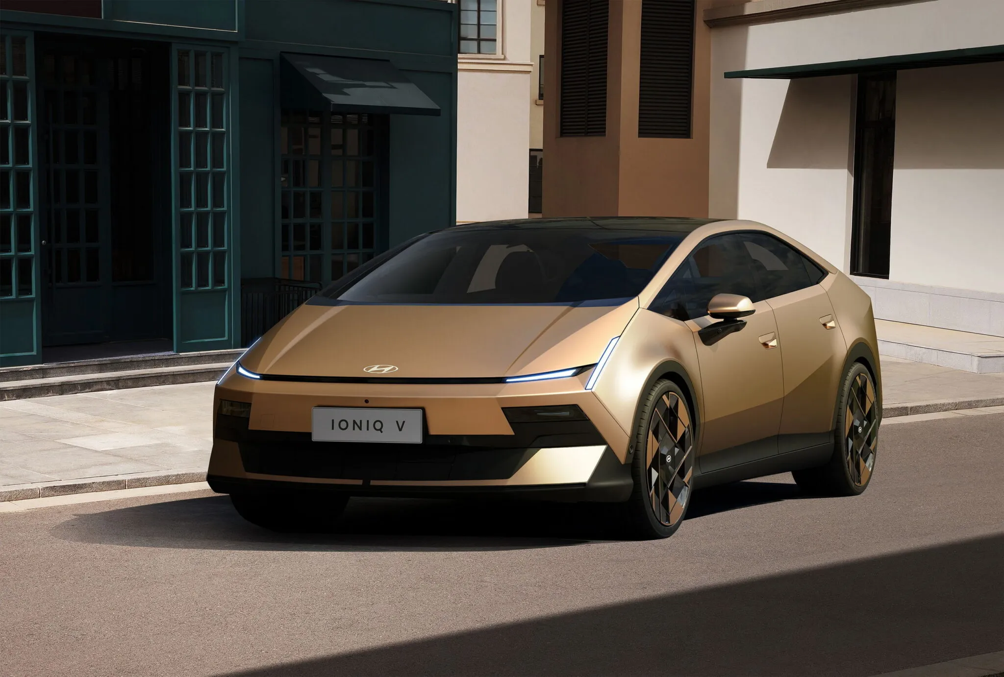 Фото до матеріалу: Hyundai презентував в Пекіні електромобіль Ioniq V: стиль суперкара за доступною ціною