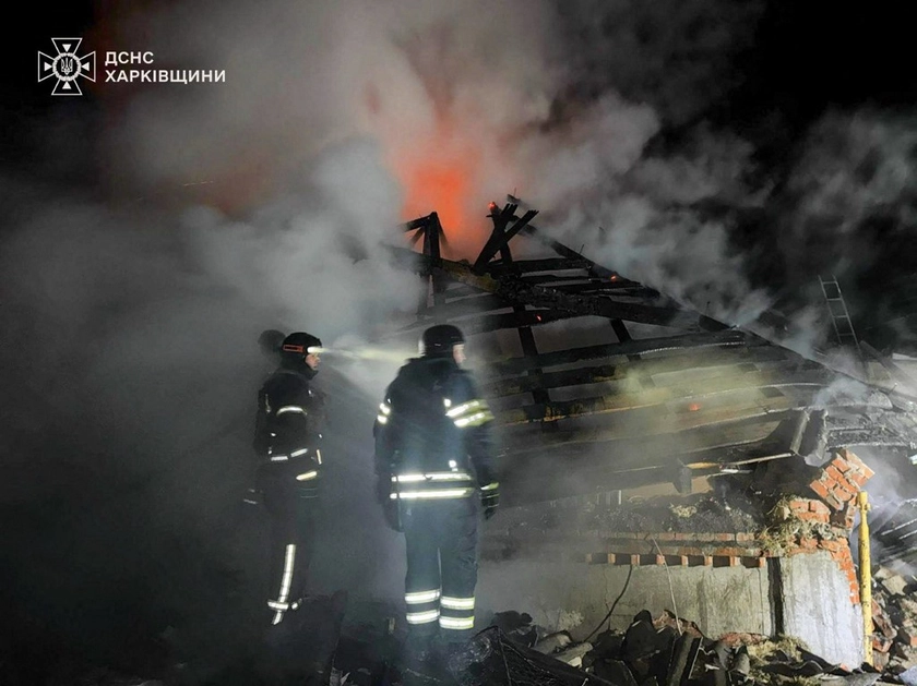 Фото до матеріалу: Russia Unleashes 120+ Drones Across Ukraine, Killing Civilians and Hitting Infrastructure