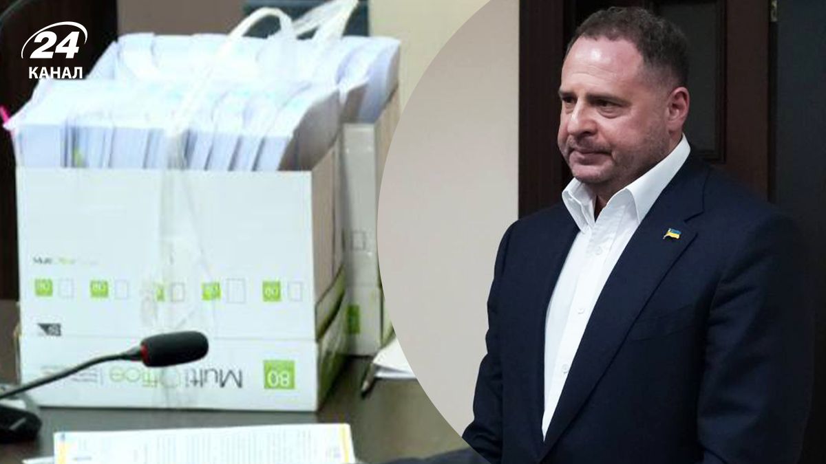 Фото до матеріалу: Справа Єрмака налічує 16 томів: ексглаві ОП не оберуть запобіжний захід 12 травня