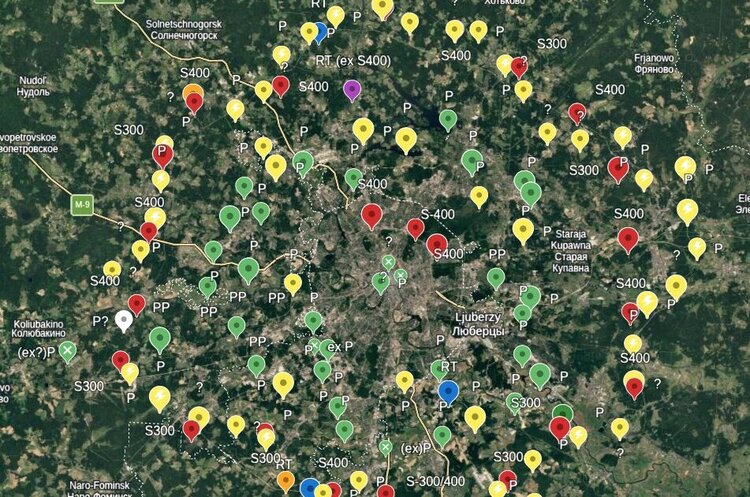 Фото до матеріалу: росія забирає ППО з інших регіонів і формує навколо москви «кільце страху» - BILD