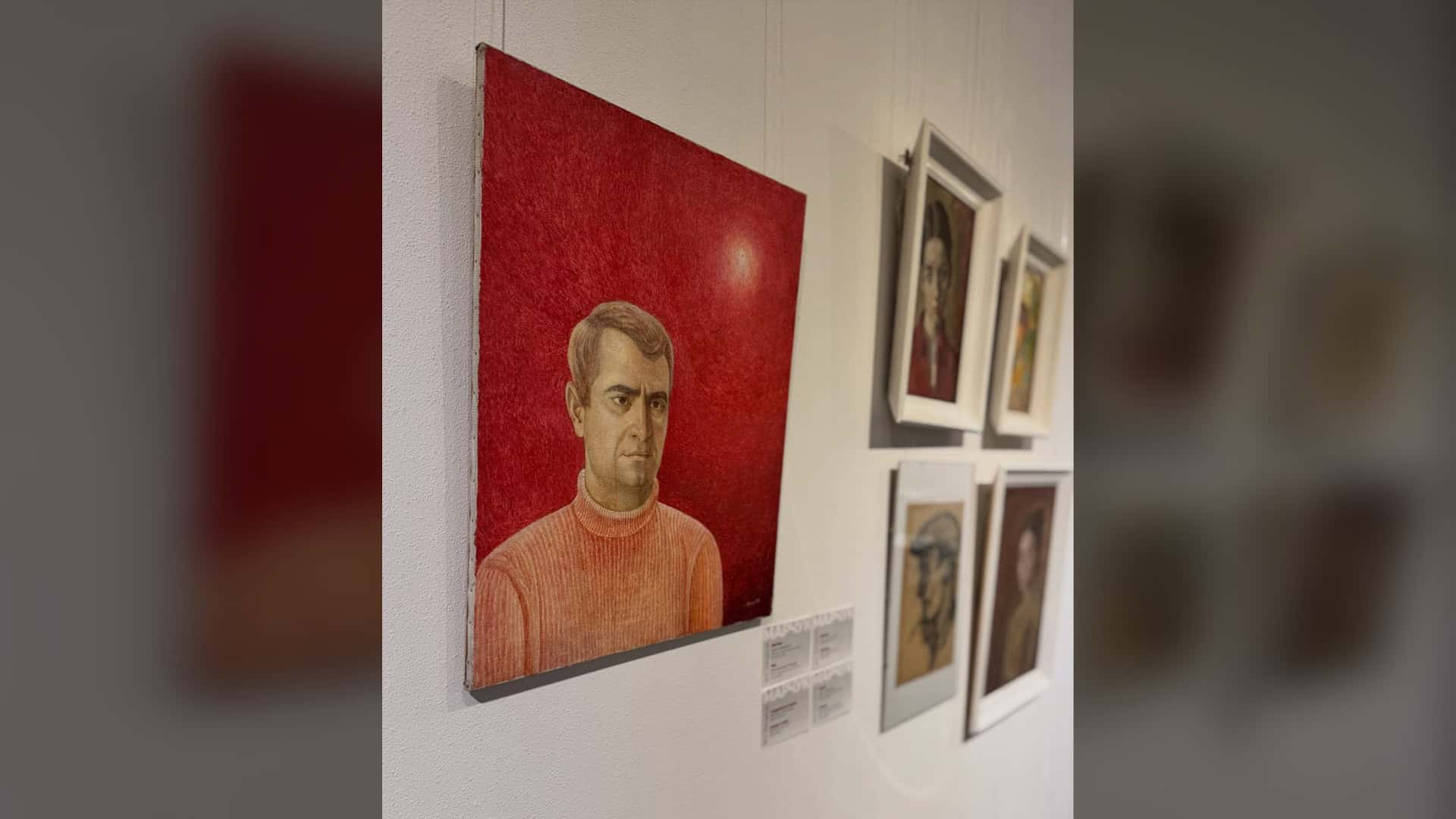 Фото до матеріалу: Виставка Івана Марчука в Музеї Києва: портрет Олега Сарбея та історія дружби