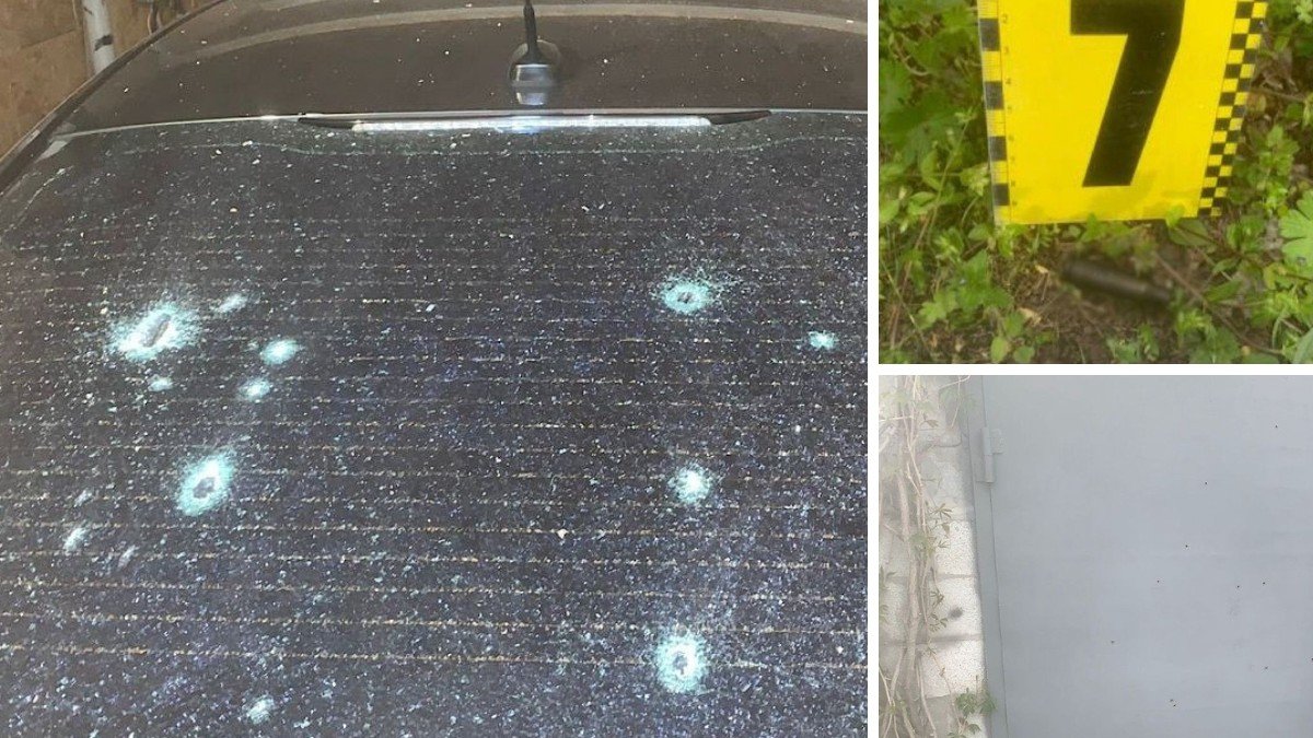 Фото до матеріалу: У Нікополі чоловік вночі стріляв з автомату по гаражу: пошкоджена машина