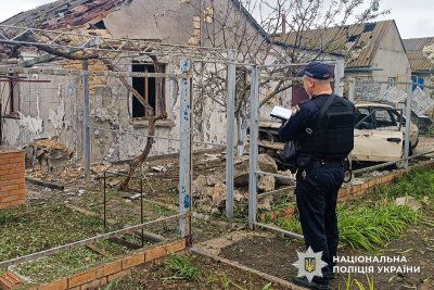 Фото до матеріалу: Дрон поцілив у будинок у Куцурубській громаді: поліція розпочала розслідування
