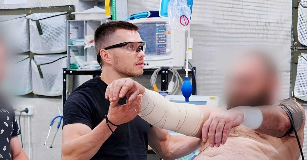 Фото до матеріалу: Вінниччина пишається своїми героями: капітан медслужби Олег Раковський отримав третю нагороду за рік