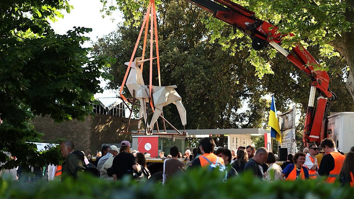 Фото до матеріалу: Україна відкрила павільйон на Венеційській бієнале: про війну, безпеку та стійкість