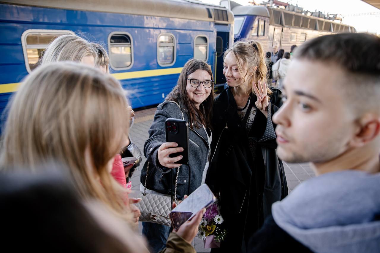 Фото до матеріалу: Leleka вирушила до Відня на Євробачення-2026: Укрзалізниця підтримує українку