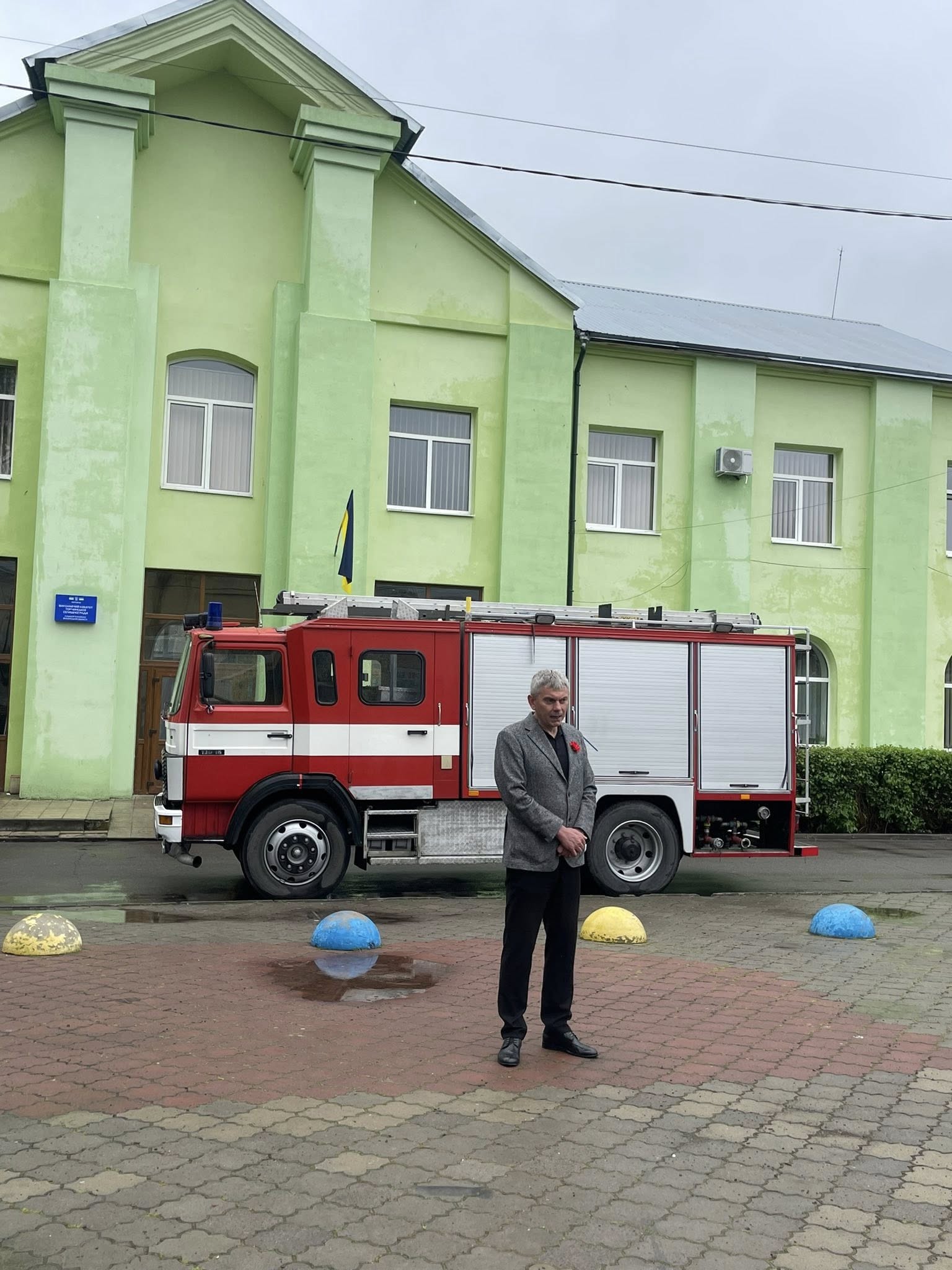 Фото до матеріалу: Села Білосток та Кробія зміцнили безпеку: польські партнери передали пожежний автомобіль