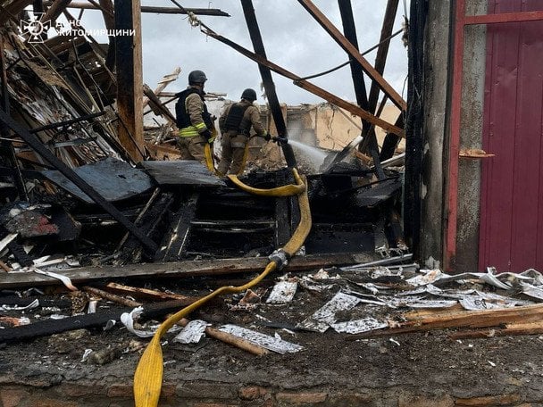 Фото до матеріалу: Росія обстріляла Житомирщину: двох жінок госпіталізували