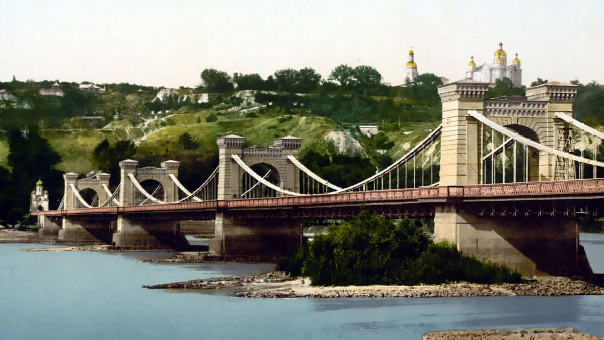 Фото до матеріалу: Історія київських мостів: що було на місці сучасного моста Метро