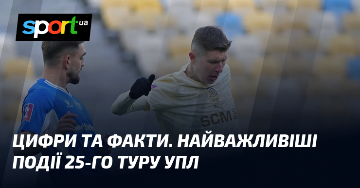 Фото до матеріалу: Цифри та факти 25-го туру УПЛ: рекорди, перемоги та сухі серії