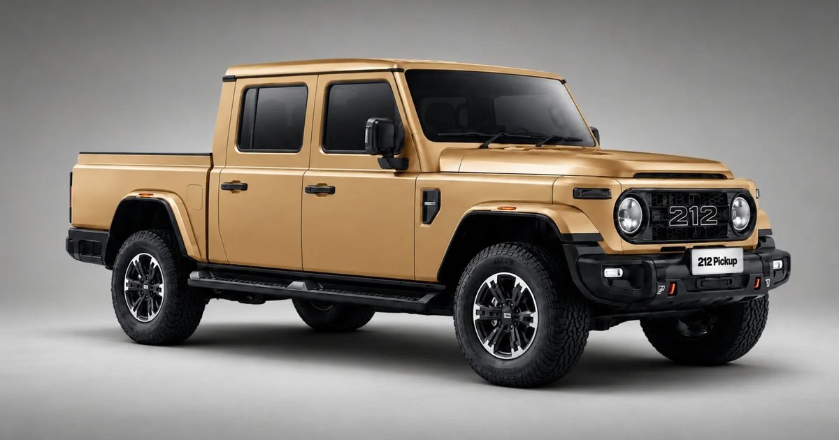 Фото до матеріалу: Китайський Land Cruiser: на європейський ринок вийде оригінальний пікап у ретростилі (фото)