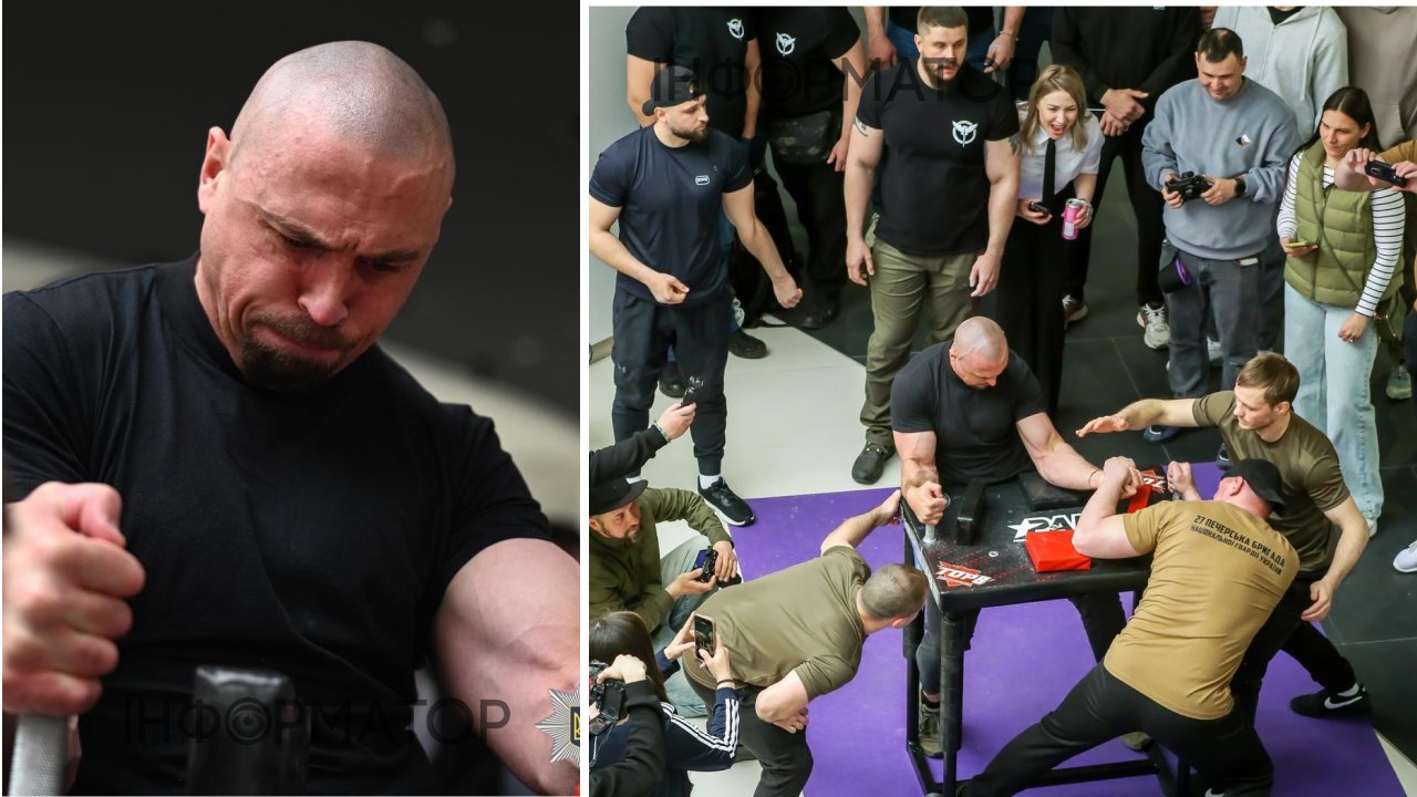 Фото до матеріалу: Київський поліцейський став чемпіоном України з армрестлінгу