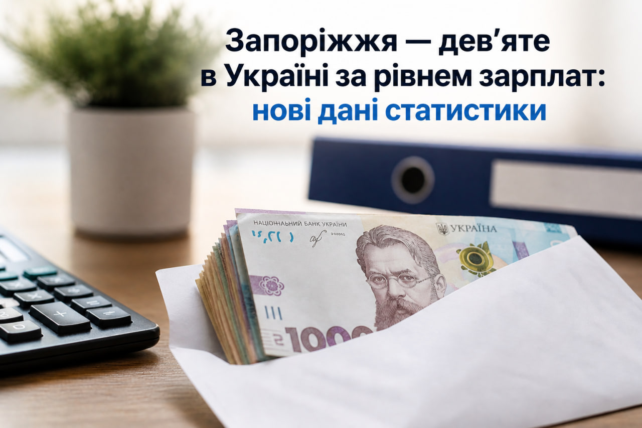 Фото до матеріалу: Запорізька область піднялась у рейтингу зарплат: скільки заробляють у березні