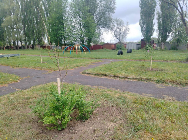 Фото до матеріалу: У Квасилові оновили дитячий майданчик «Веселка»