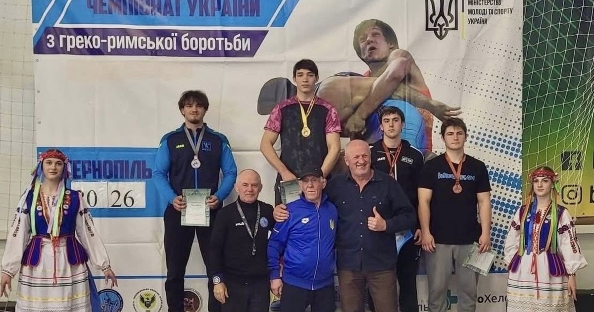 Фото до матеріалу: Мукачівець Максим Роман здобув срібло на чемпіонаті України з греко-римської боротьби